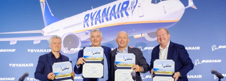 RYANAIR OBJEDNÁVA 300 LIETADIEL BOEING 737-MAX-10 V HODNOTE 40 miliárd USD